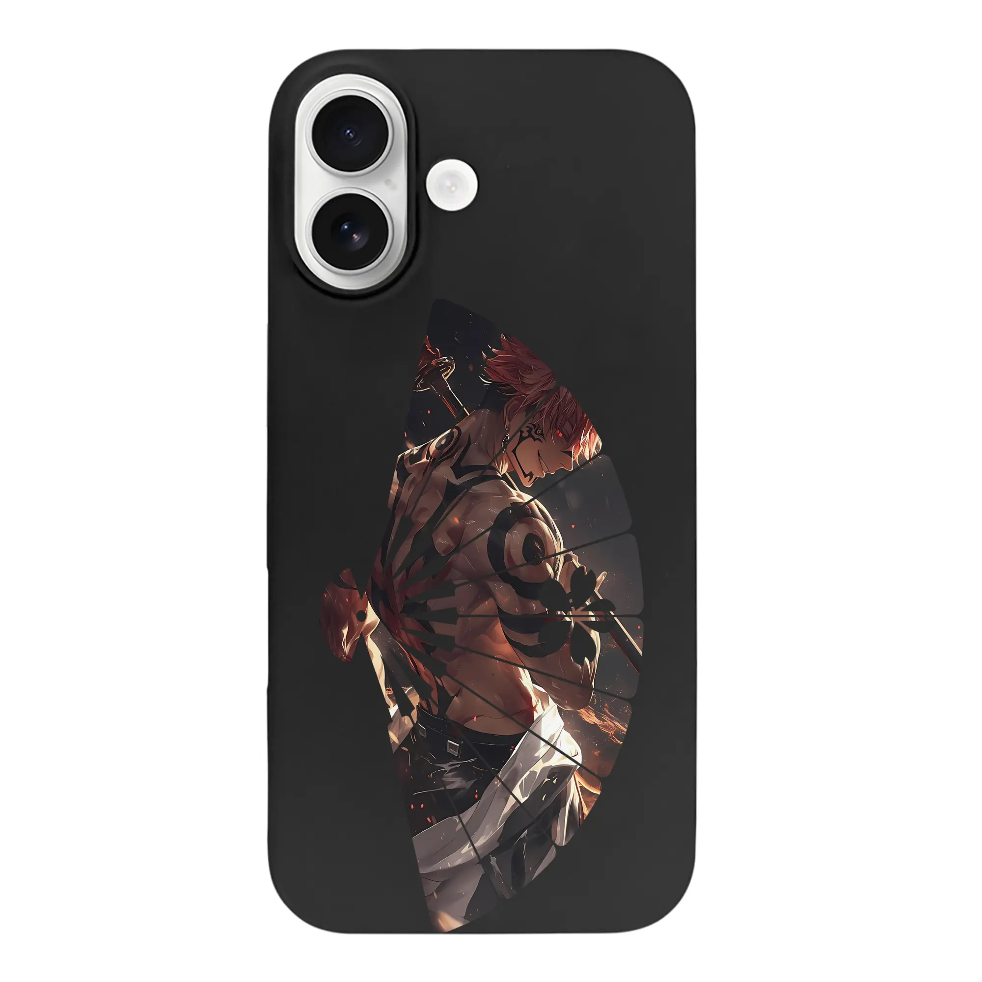 呪術廻戦 グッズ,両面宿儺 - iPhone 17 シリーズ シリコンケース 薄型 耐衝撃 指紋防止 ソフトタッチカバー 精密フィット 傷防止 保護ケース iPhone 17/17 Air/17 Pro/17 Pro Max 対応